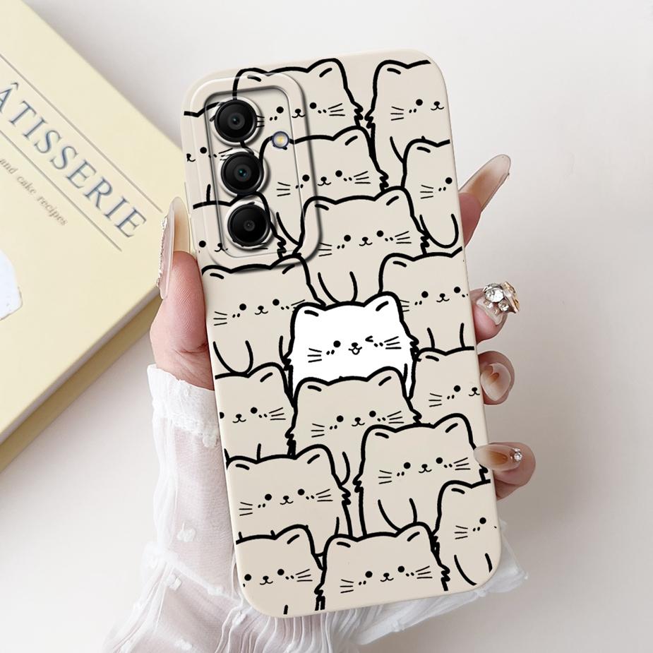 For Samsung Galaxy A16 Case SM-A165F Cute Cat Dinosaur Cartoon Cover Durable Phone Case For Samsung A16 A 16 5G A166B Soft Shell