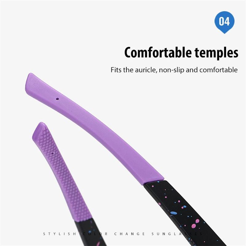 aoron PC Frame Photochromic Polarized Sunglasses Outdoor Fashion Sports Driving Fishing Cycling Glasses for Men WomenUV400 Anti Glare Skiing Goggles