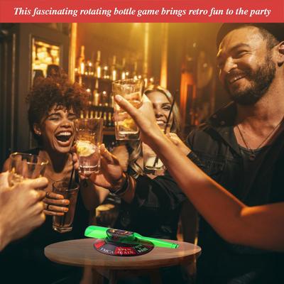 Spin Bottle Drinking Game Novelty Spin Wine Bottle Drink Drinking Funny Board Game for Adult Party Games