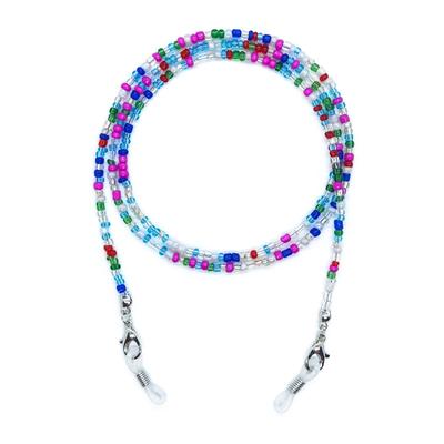 Eyeglasses Chain Presbyopic Glasses Chain Colorful Bead Glasses Lanyard Accessories for Glasses Anti-skidding Mask Chain