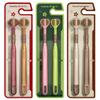 Popular 3-Sided Toothbrush with Soft Bristles for Gum Care - Adult Household Cleaning Tool