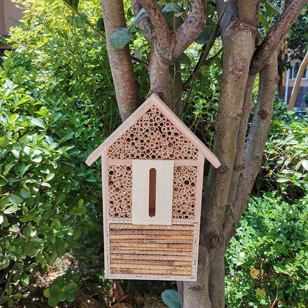 50 Pcs Cardboard Bee Tubes House Garden Pollinator Bee House Nest Tubes Durable Beehive House Garden Gift for Beekeeper