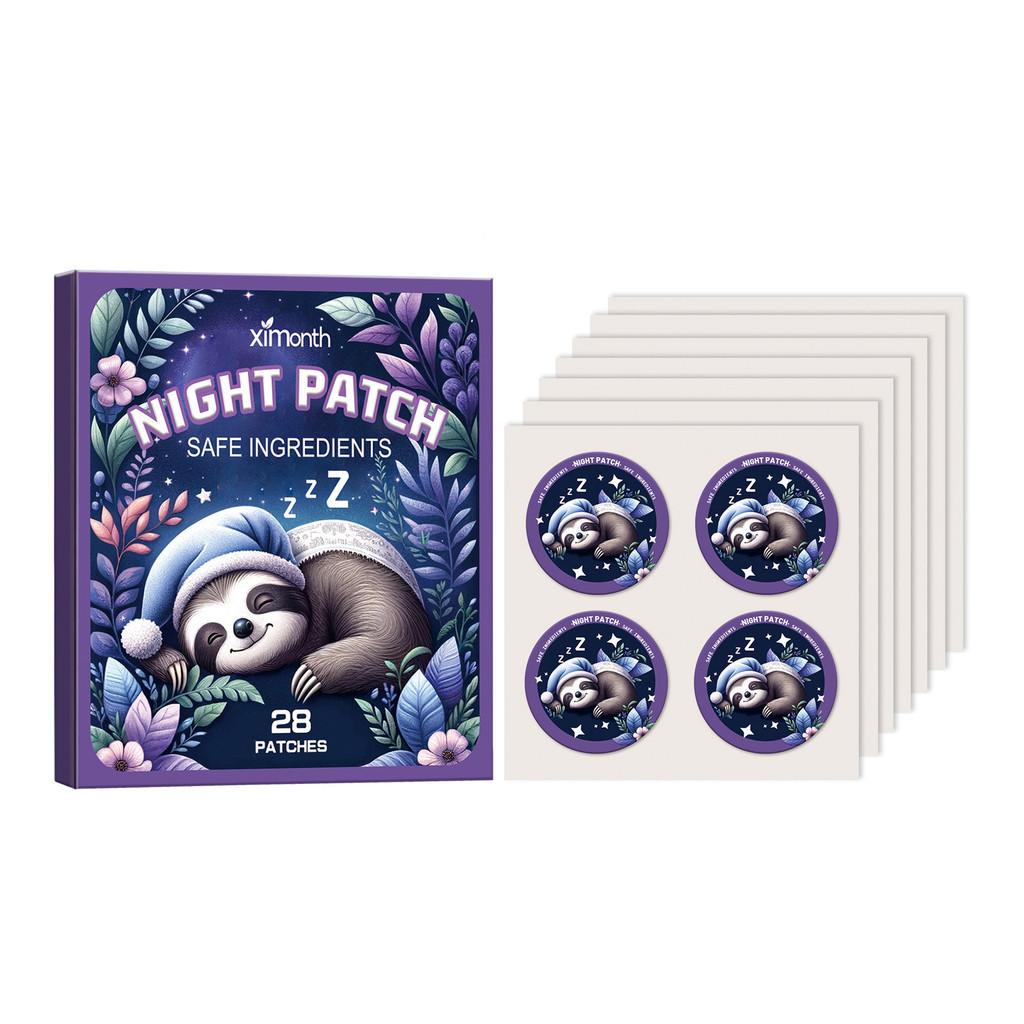 Ximonth Plant Cartoon Sleep Patches For Quick Restful Sleep And Relaxation Support