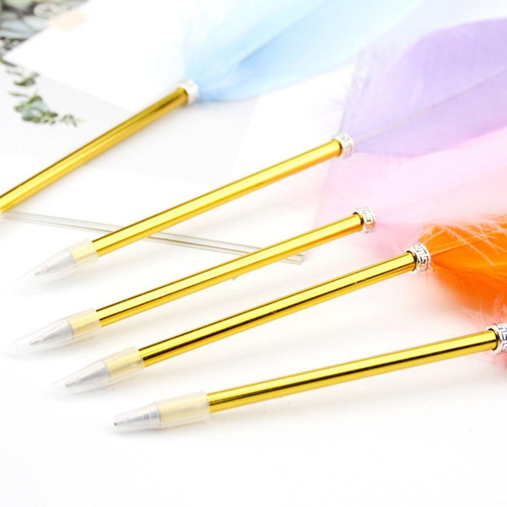 Szkolne artykuły biurowe Gładkie nowatorskie artykuły piśmiennicze Pióro z piórem Narzędzie do podpisywania Długopisy kulkowe