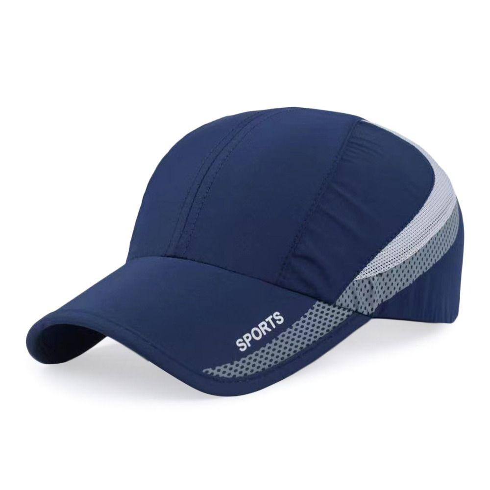 Casual Quick Dry Summer Baseball Cap UV Protection Adjustable Sunscreen Hat Breathable Sun Hats Men Women