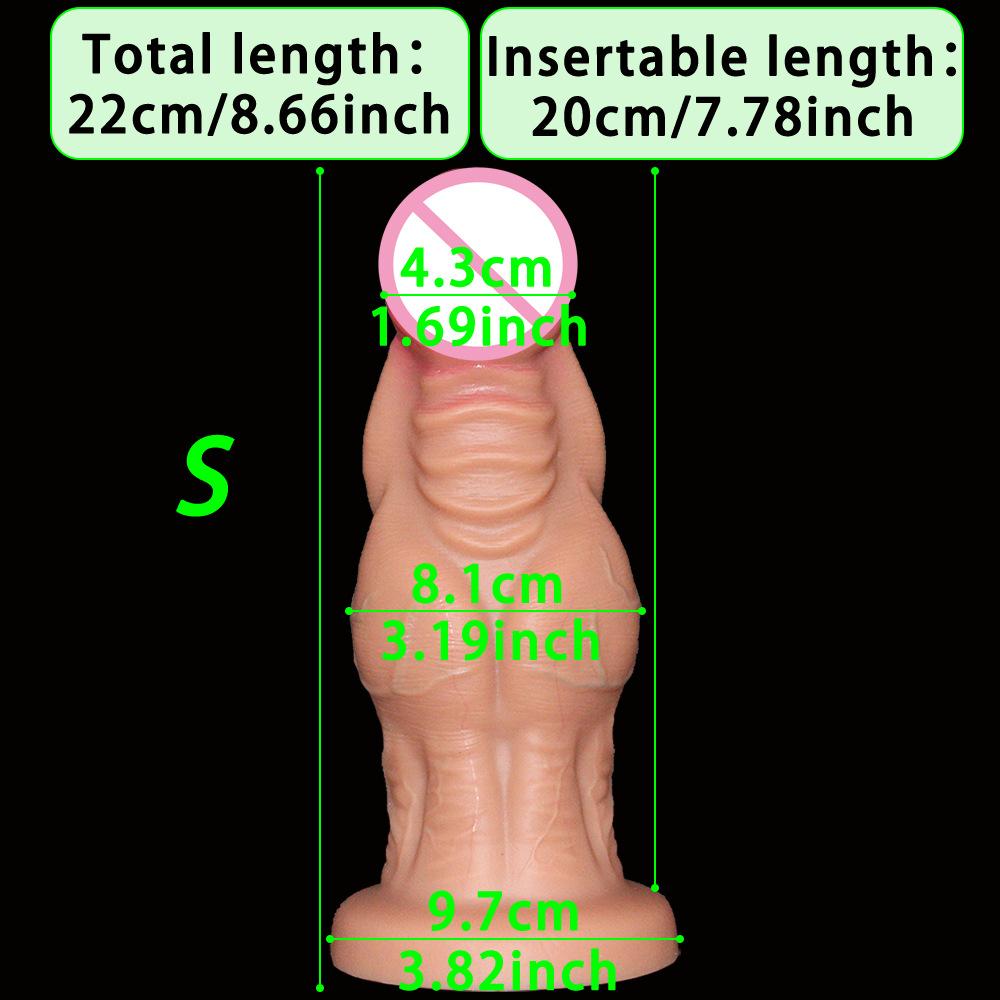 Manual Special-shaped Simulation Penis Masturbation Massage Anal Expander Prostate Stimulation