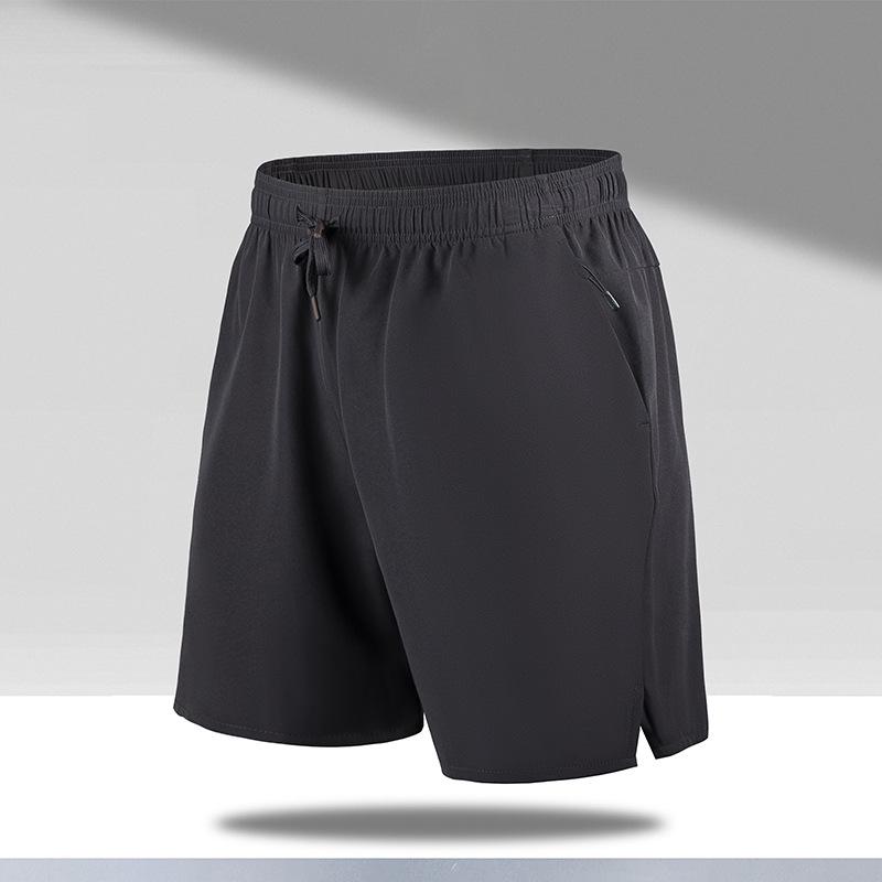 Men's Quick-Dry Loose Five-Point Ice Silk Casual Beach Shorts