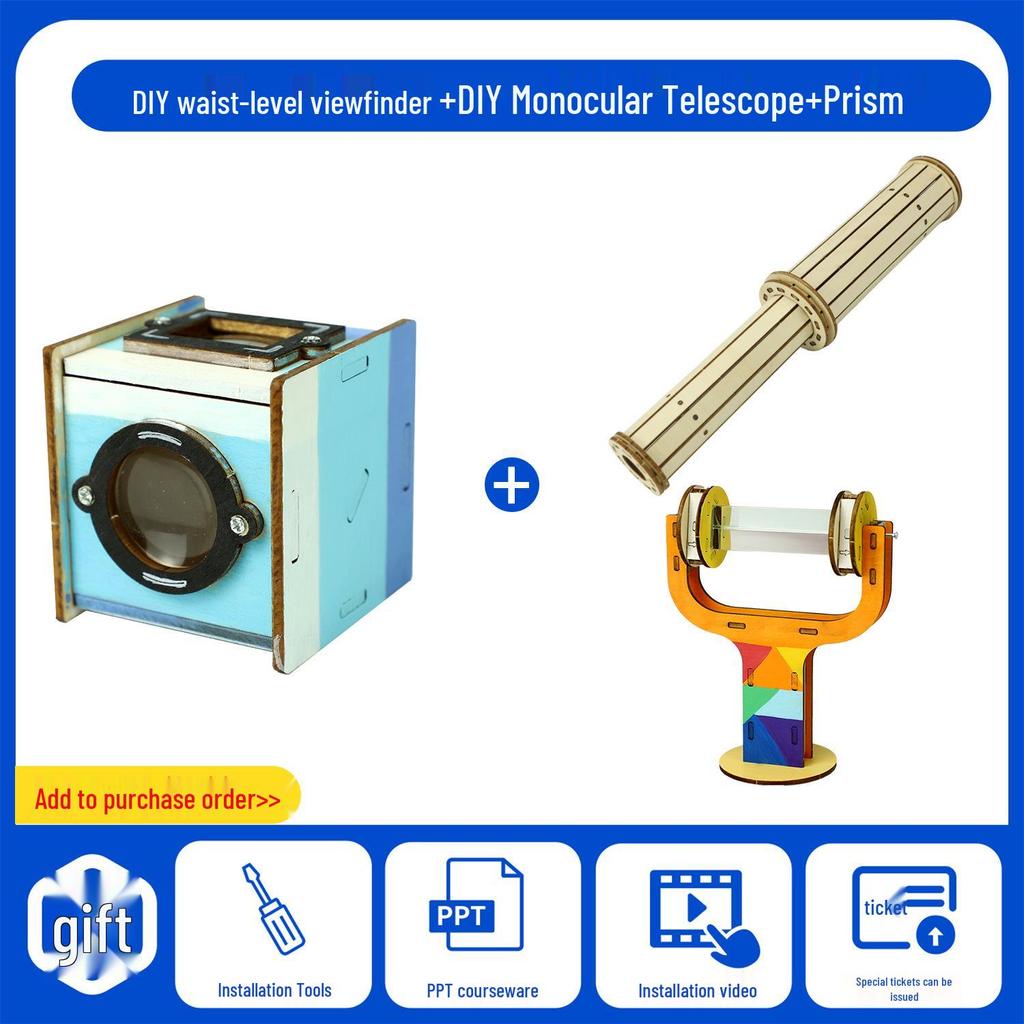 DIY Galileo Telescope Model: Children's Educational Science Experiment Set