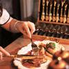 European Style Stainless Steel Embossed Cutlery Set - 24-Piece Gift Box with Steak Knife and Fork.