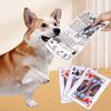 Crinkle Sound Dog Toy Crinkle Newspaper Dog Chew Toy Realistic Playing Card Puppy Teething Toy for Dogs Biting Chewing Anxiety Relief