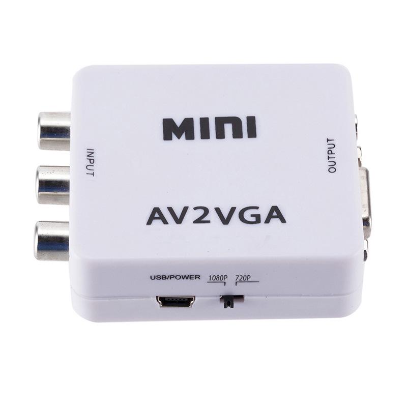 AV To VGA Video Converter - RCA To VGA, TV To PC Adapter
