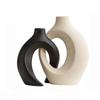 Nordic Ceramic White Vase Ins Style Creative Flowerpot Flower Arrangement Simple High Sense Wholesale European Entry Lux