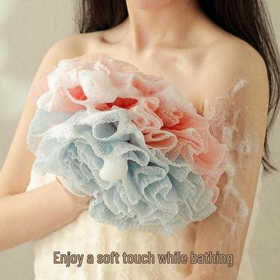 Double-Petal Extra Large Rose Bath Ball - Skin-Friendly, High-End, Non-Dispersing Foaming Bath Flower (2025 Model)