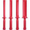 4Pcs Non-Marring Plastic Chisel Scraper Set 3/4" 7/8" 1" 1-1/2" Wide Chemical Resistant Scraper Tool Plastic Razor Scraper Remover Tool for Removes