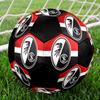 SC Freiburg Indoor Soccer Ball Colorful Machine Stitched PVC Size 5 Team Training Competition Ready Durable High-Bounce Cool Sports Gift