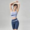 High-end Yoga Suit, Women's Contrasting Color, Professional Pilates Training Suit, Tight Sports Vest, Fitness Shorts Cover.