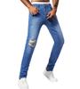 F Fasnlido Distressed Skinny Denim Available In Sizes Perfect for and Fall Men's Pants, Stretch, Cotton, S-2XL, Spring, Summer, (2XL Blue)