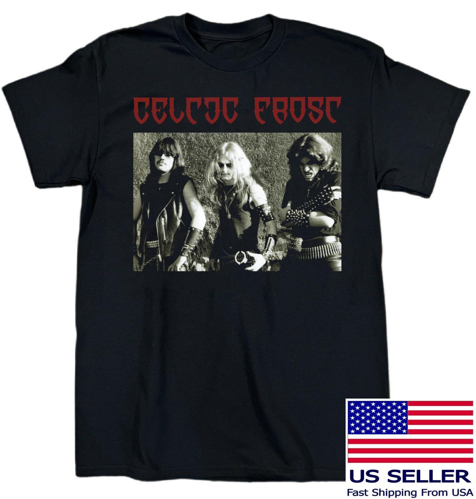 NEW CELTIC FROST Band Members Short Sleeve Cotton Black T Shirt TR935 XL