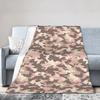 Camo Camouflage Decken Fleece Sommer Tragbar Weiche Überwurfdecke für Sofa Schlafzimmer Plüsch Dünne Steppdecke