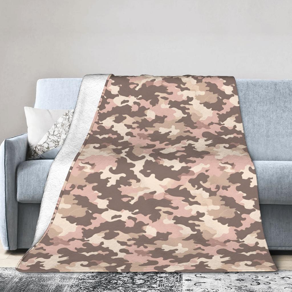Camo Camouflage Decken Fleece Sommer Tragbar Weiche Überwurfdecke für Sofa Schlafzimmer Plüsch Dünne Steppdecke