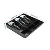 Black ABS Plastic Cash Register Insert Tray Metal Clip Money Tray Cash Drawer Insert Tray  Store