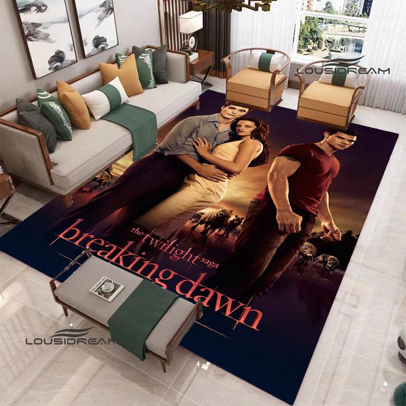 The Twilight Saga printed carpet Living room bedroom non-slip carpets Yoga mat Outdoor carpet kawaii rug birthday gift