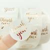 500Pcs Merry Christmas Stickers Pvc Black Background  Stamping Adhesive Labels Christmas Gift Sealing Stickers