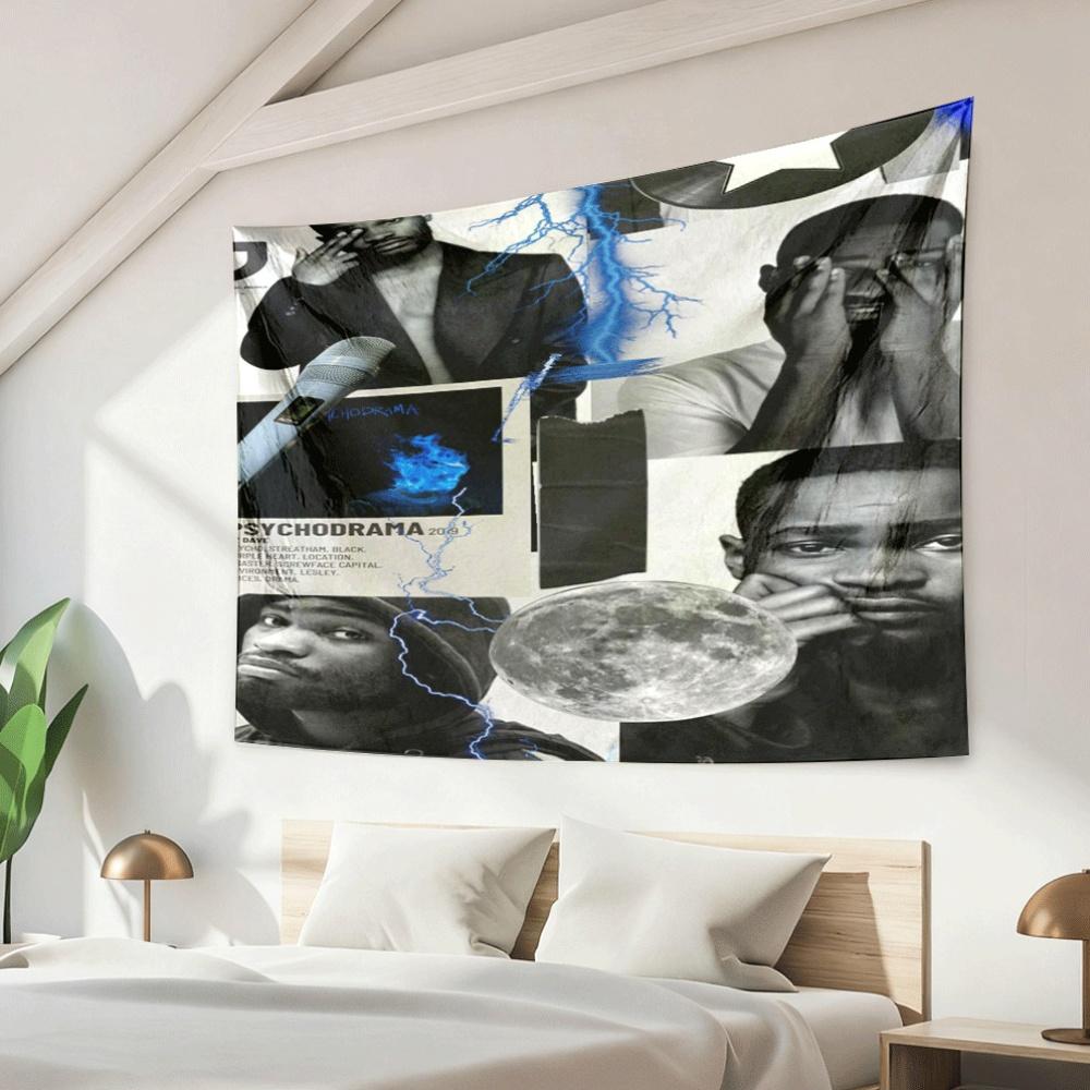 

Daves Artistic Rap Theme Digital Print Tapestry Street Dance Hip Hop Decor for Events Party Venue Fashion Decoration 74x94cm(29x37in)
