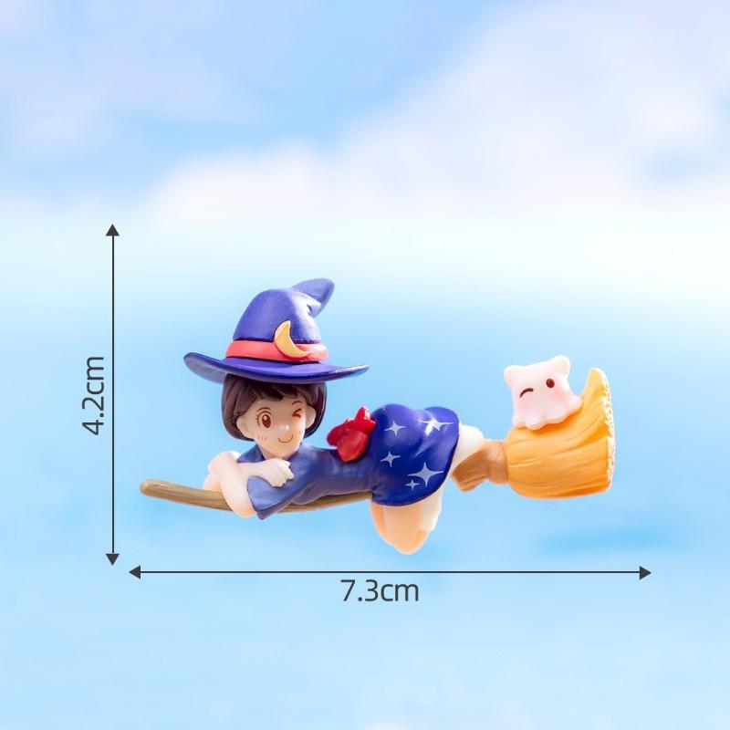 Mikro-Landschaft Halloween Kristallkugel Dekorative Accessoires Gesichtsloses Monster Geist Kürbis Harz Kleine Figur