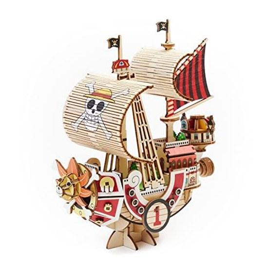 Thousand Sunnyki-gu-mi One Piece 3D Wooden PuzzleOfficial License No tools required Advanced level 139 pieces Completed size