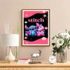 Stitch Angel Love 5D Round Diamond Painting Kit Diamond Embroidery Painting Rhinestones Mosaic Frameless Handwork Decoration Arts
