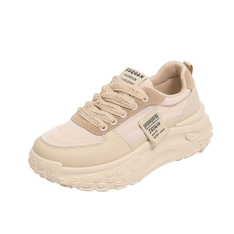 2025 little white shoes women's spring new Korean version ins female students leisure sports versatile board shoes street shot K6723