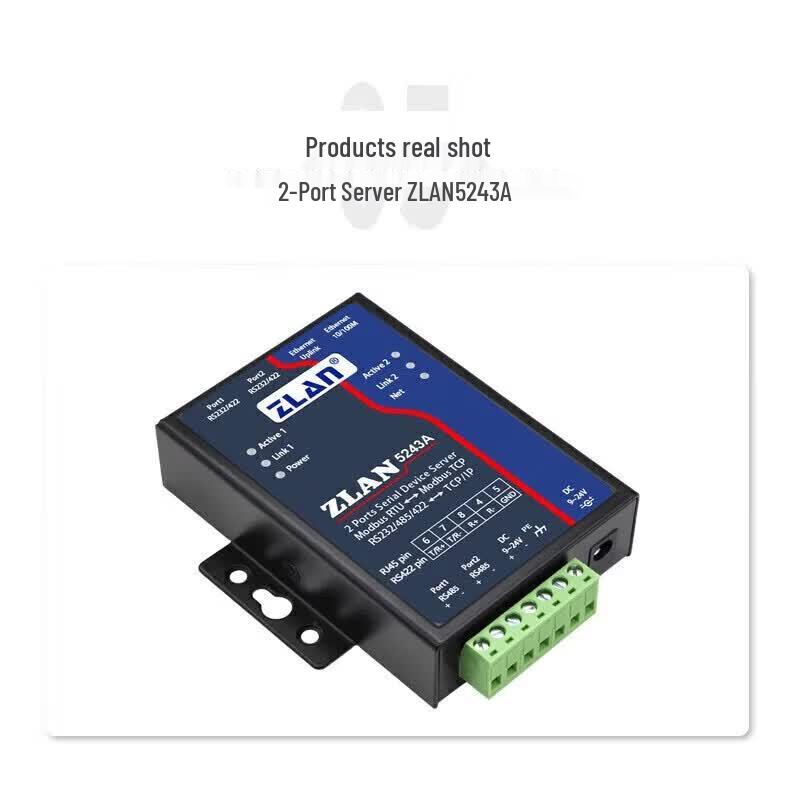 ZLAN Dual Serial Port To Ethernet Converter