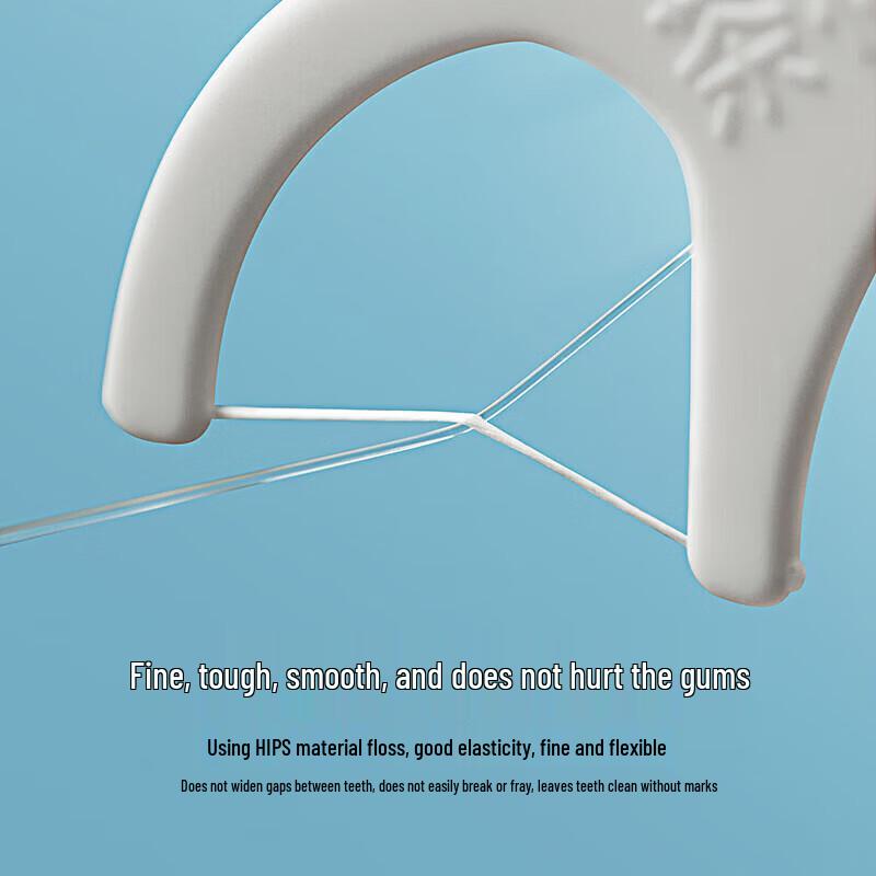 CHAHUA Individually Wrapped Dental Floss Picks, 50 Count
