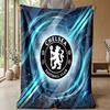 Chelsea FC Theme blanket Soft Flannel Blanket Plush Throw Blanket Cozy Sofa Bed Blanket for Home Decor
