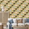 Wallpaper Colorful Bears in Scandinavian Style 50x1000