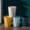 Trash Can Round Lace Decorated Organizers Bin Made Of Plastic For Keeping Desks Counters And Tables Tidy