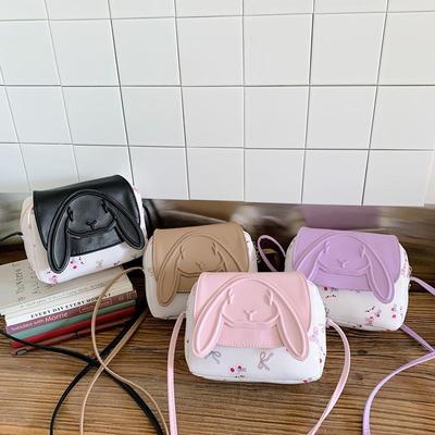 Korean Style Cute Cartoon Rabbit Children's Crossbody Bag - Large Capacity