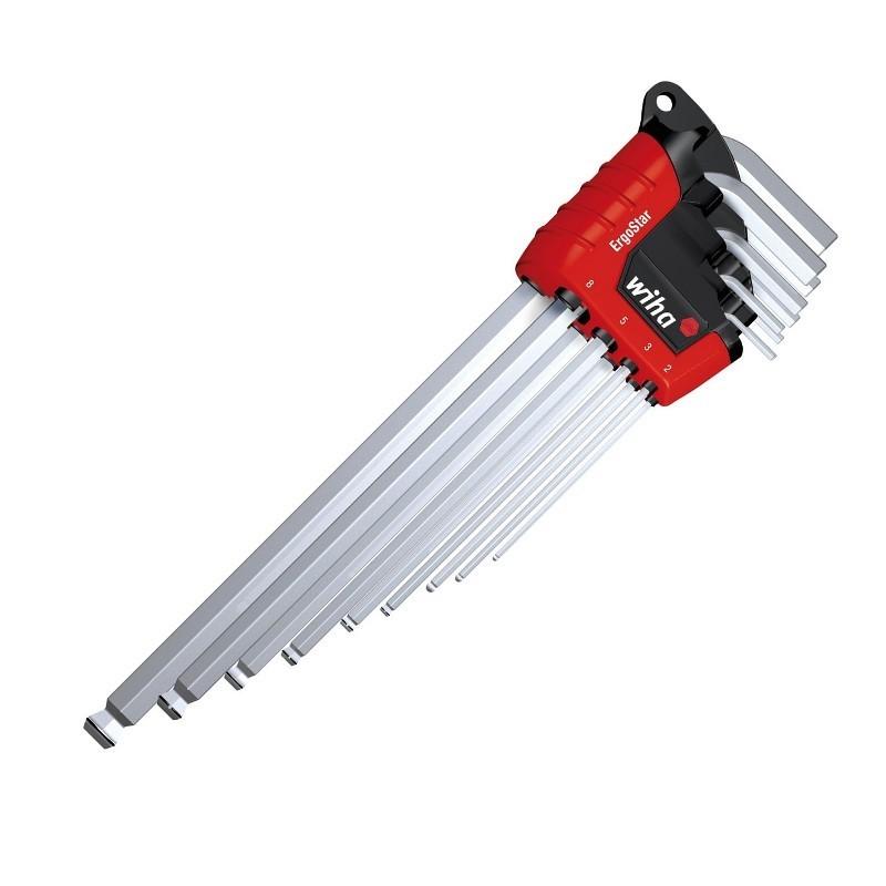 Wiha ERGOSTAR 369R ALLEN KEY SET 9Pz 1,5-2-2,5-3-4-5-6-8-10