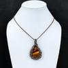 Beautiful Mookaite Gemstone Copper Wire Wrap Handmade Pendant Jewelry For Gift