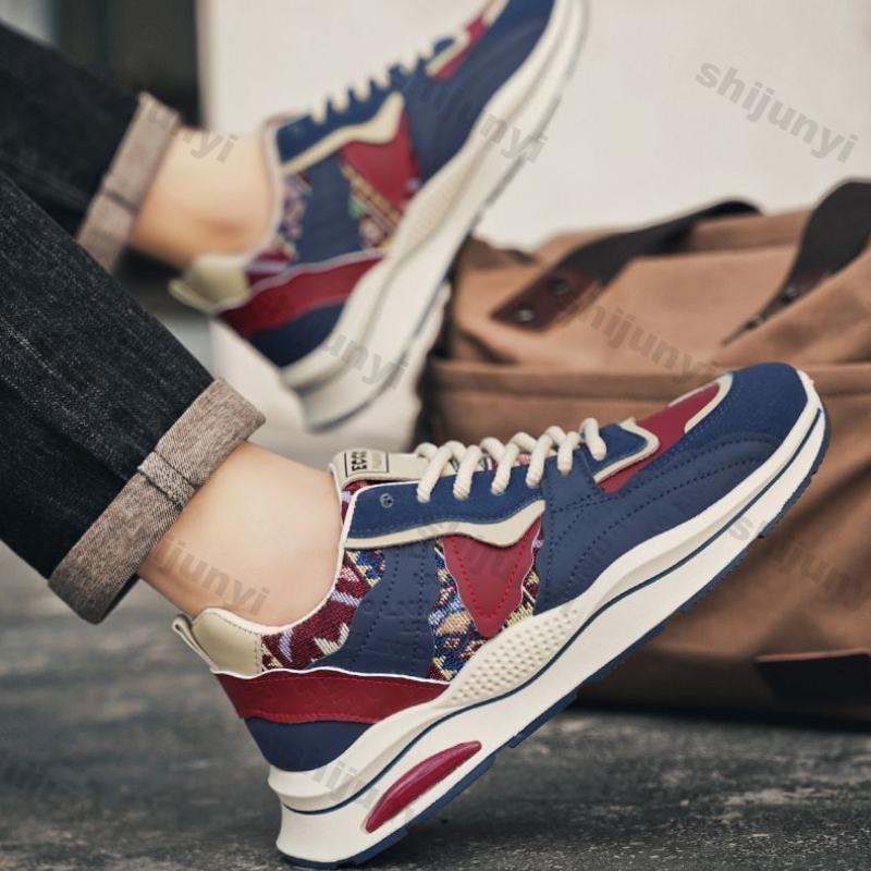 Fashion Men's Casual Sports Shoes Spring New Trend Breathable Sport Shoes Antislip Running Shoe Soft-soled Non-slip Walking Sneakers