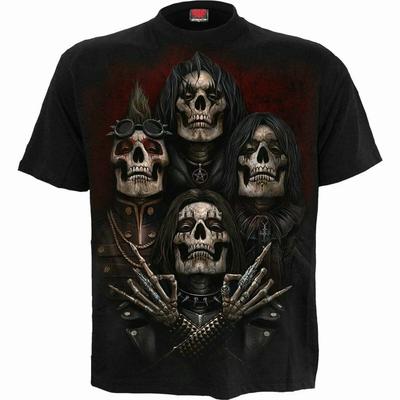 SPIRAL DIRECT FACES OF GOTH BLACK T-SHIRT/Tattoo/Skull/Rock/Tribal/TopWill Open In a New Window or Tab