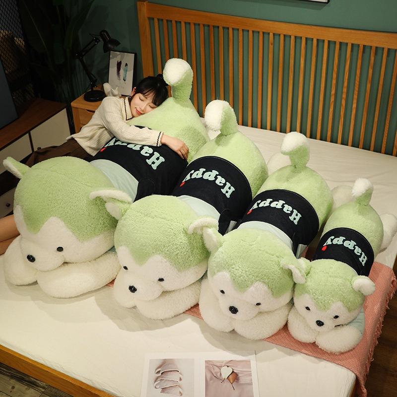 Large Couple Husky Doll Plush Toy Dog Doll Girl Sleeping Soothing Pillow Muppet Doll