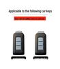 Mitsubishi Key Cover: Carbon Fiber Textured Full Coverage for Outlander, ASX, Escape, Lancer