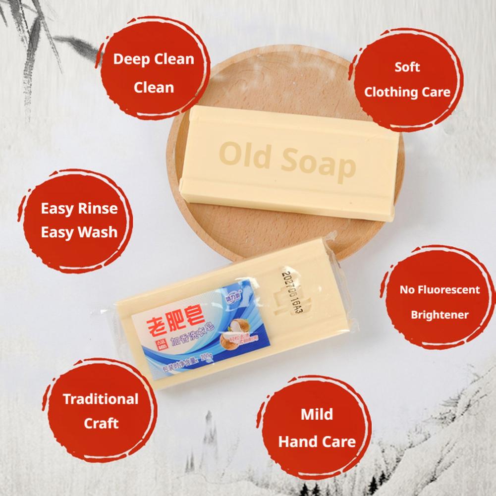 Cleaning Soap Bar Natural Laundry Soap Underwear Cleaning Remover Clean Old Soap For Deep Cleaning Removing Odors And Stains