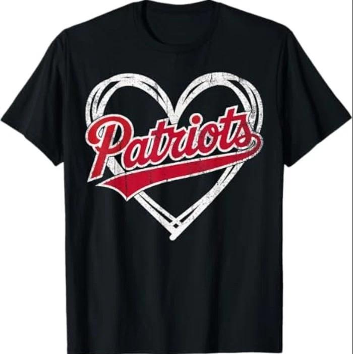 Винтажная футболка  Patriots School Spirit Go Patriots Love  XL