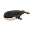 50Cm Cooling Ice Silk  Down Cotton Soft Plush Whale Stuffed Toy Aquatic Cartoon Animal Black Grey Blue Sleeping Companion Gift