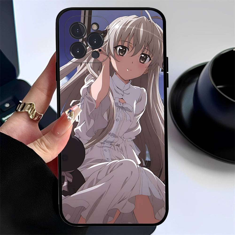 Yosuga No Sora Cartoon Phone Case Silicone Soft For Iphone 16 15 14 13 12 11 Pro Mini XS MAX Plus X Cover
