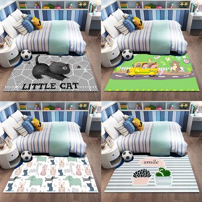 Kinderzimmer Krabbeln Cartoon Teppich Home Bett Cartoon Teppich Bodenmatte Türmatte