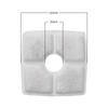 4/6/8/12 Stück Katzenbrunnenfilter Dreifache Filtration Trinkbrunnenfilter Quadratisch 125mm Haustier Wasserspenderfilter